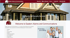 Desktop Screenshot of eastern-alarms.com